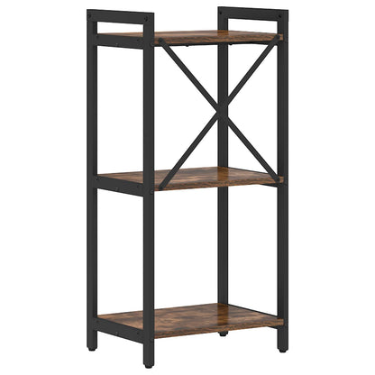 Bücherregal 40 x 30 x 85 cm Holzwerkstoff Geräucherte Eiche