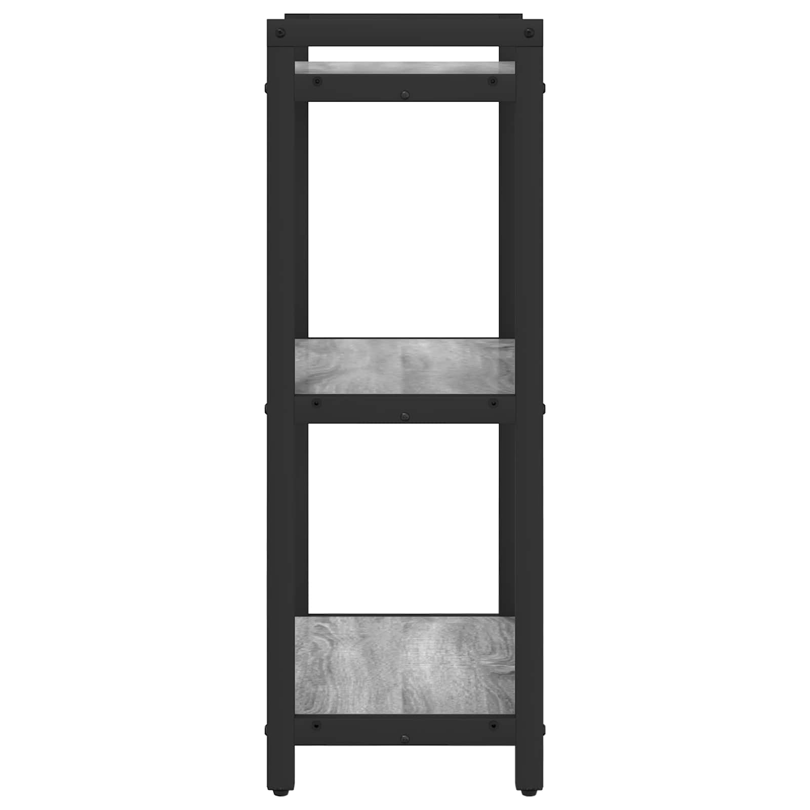 Bücherregal 40 x 30 x 85 cm Holzwerkstoff Grau Sonoma
