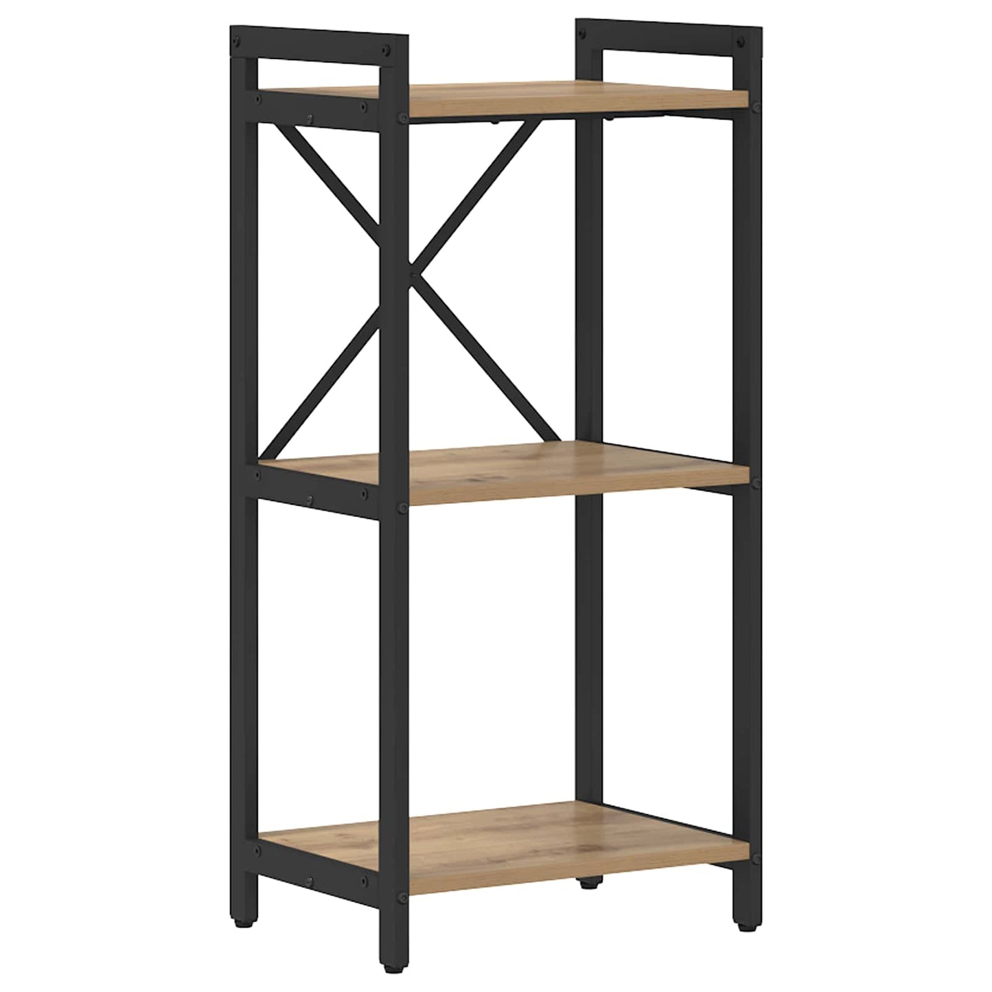 Bücherregal 40 x 30 x 85 cm Holzwerkstoff Artisan-Eiche