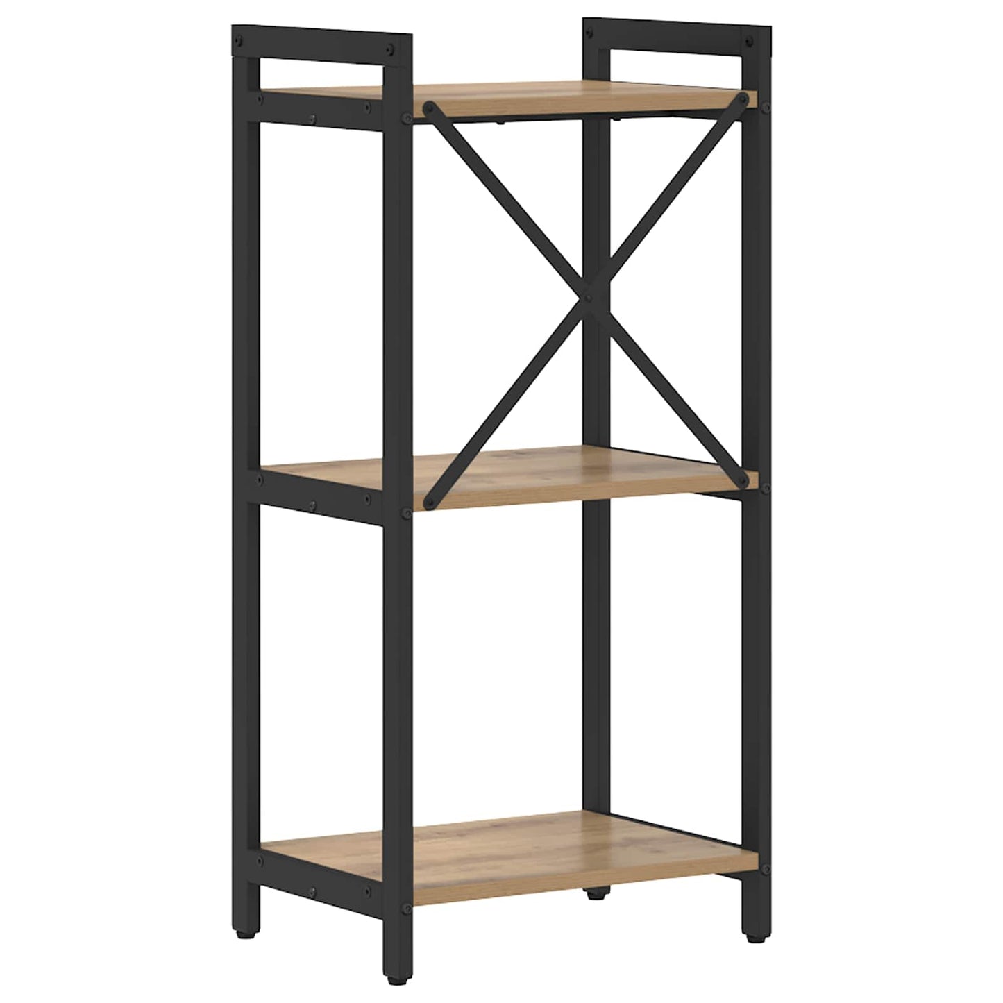 Bücherregal 40 x 30 x 85 cm Holzwerkstoff Artisan-Eiche