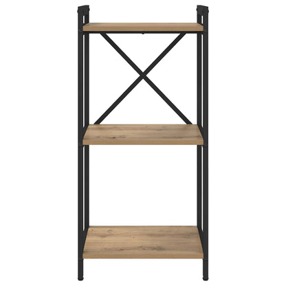 Bücherregal 40 x 30 x 85 cm Holzwerkstoff Artisan-Eiche
