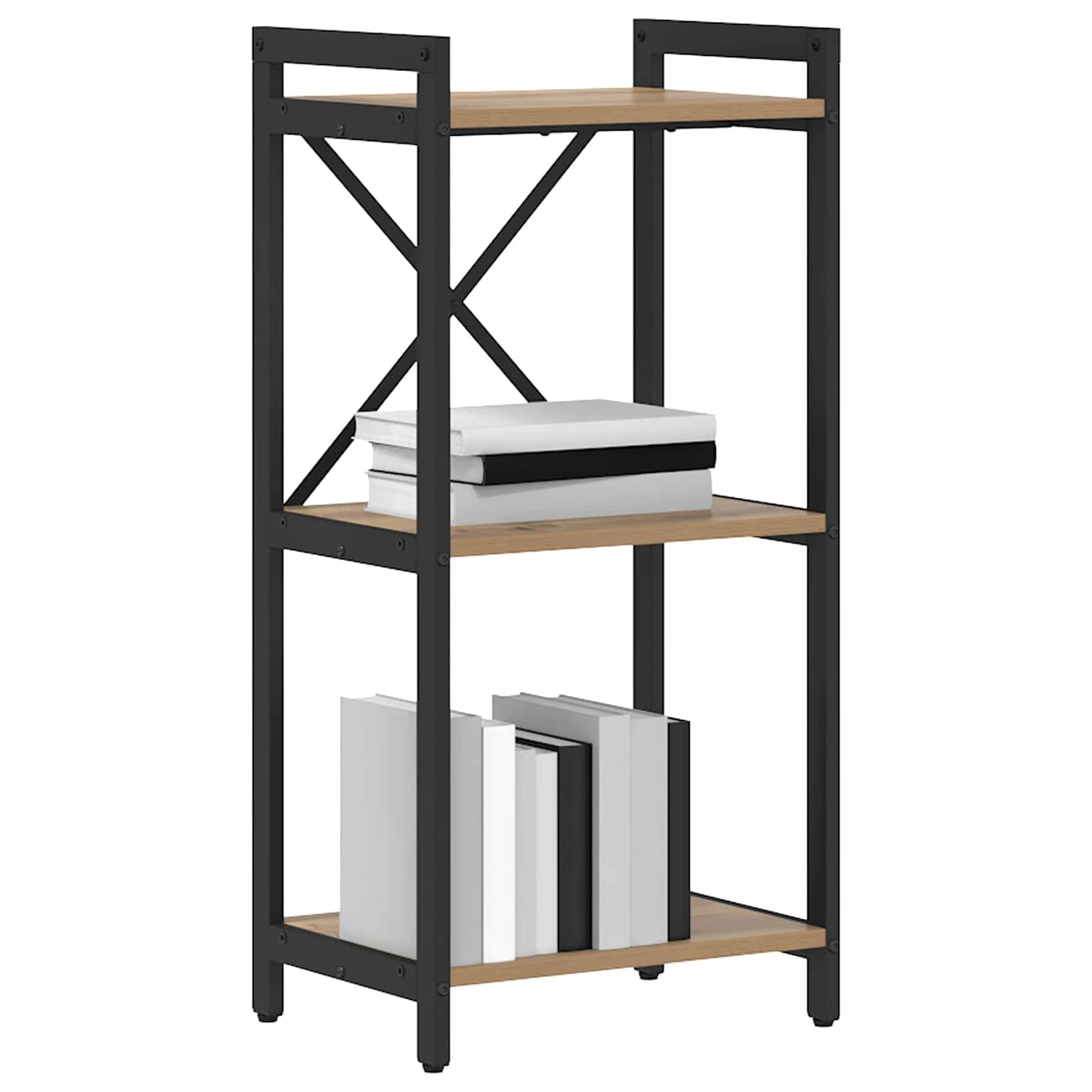 Bücherregal 40 x 30 x 85 cm Holzwerkstoff Artisan-Eiche