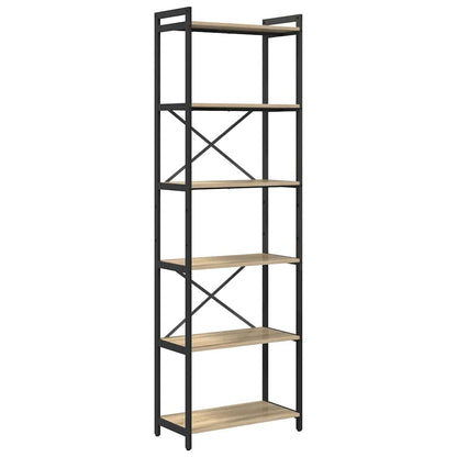 Bücherregal 60 x 30 x 189,5 cm Holzwerkstoff Sonoma-Eiche