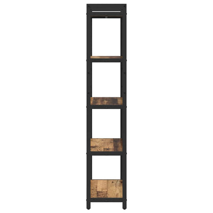Bücherregal 60 x 30 x 155 cm Holzwerkstoff Altholz