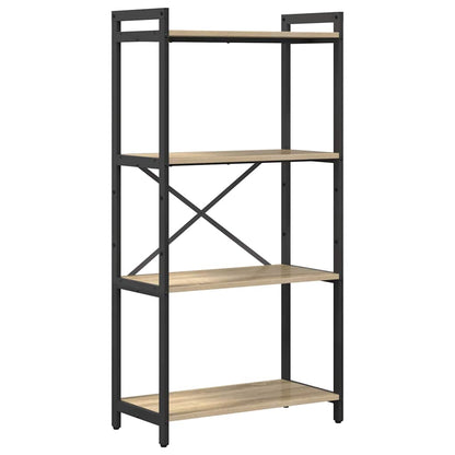 Bücherregal 60 x 30 x 120 cm Holzwerkstoff Sonoma-Eiche