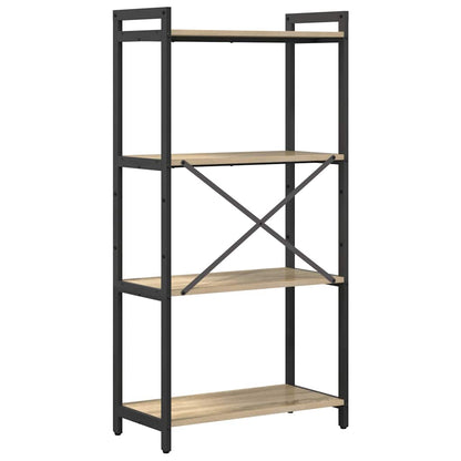Bücherregal 60 x 30 x 120 cm Holzwerkstoff Sonoma-Eiche