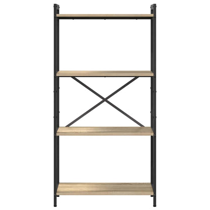 Bücherregal 60 x 30 x 120 cm Holzwerkstoff Sonoma-Eiche