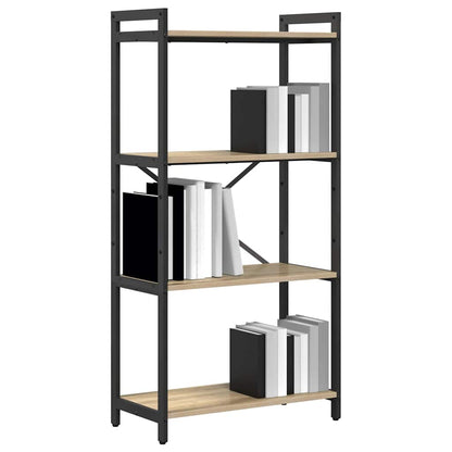 Bücherregal 60 x 30 x 120 cm Holzwerkstoff Sonoma-Eiche