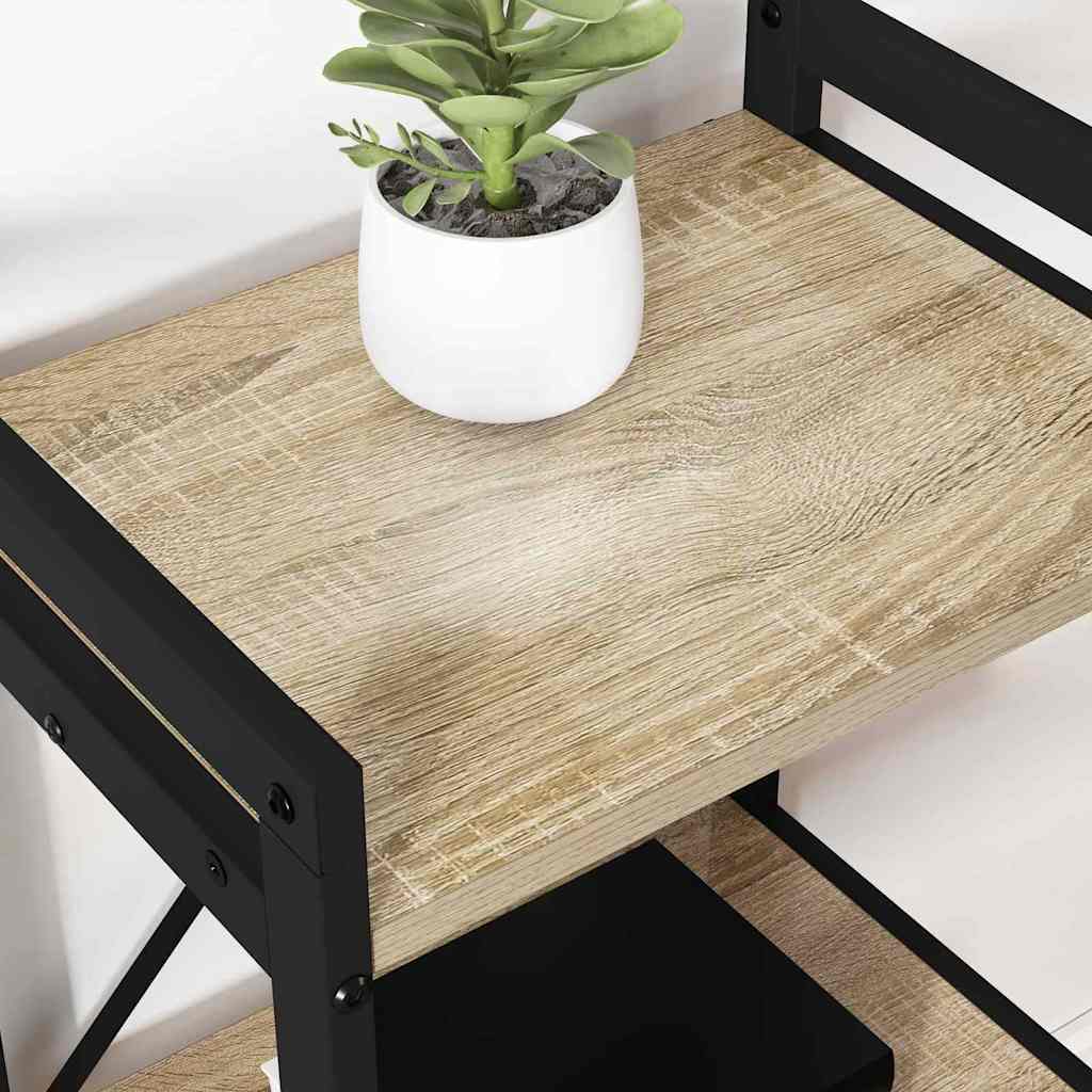 Bücherregal Sonoma-Eiche 60 x 30 x 83 cm Holzwerkstoff