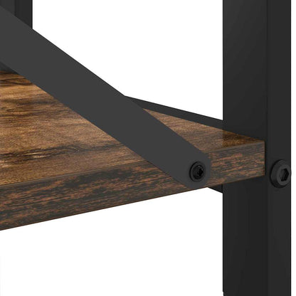 Bücherregal 60 x 30 x 85 cm Holzwerkstoff Geräucherte Eiche