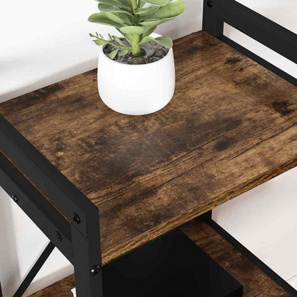 Bücherregal 60 x 30 x 85 cm Holzwerkstoff Geräucherte Eiche