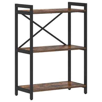 Bücherregal 60 x 30 x 85 cm Holzwerkstoff Geräucherte Eiche
