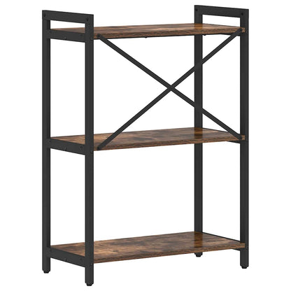 Bücherregal 60 x 30 x 85 cm Holzwerkstoff Geräucherte Eiche