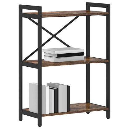 Bücherregal 60 x 30 x 85 cm Holzwerkstoff Geräucherte Eiche