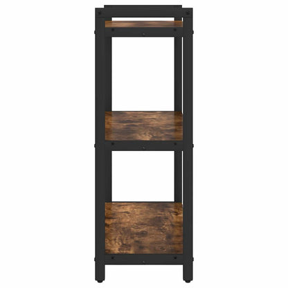 Bücherregal 60 x 30 x 85 cm Holzwerkstoff Geräucherte Eiche