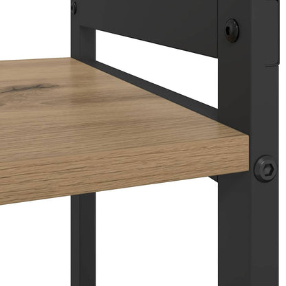 Bücherregal 60 x 30 x 85 cm Holzwerkstoff Artisan-Eiche