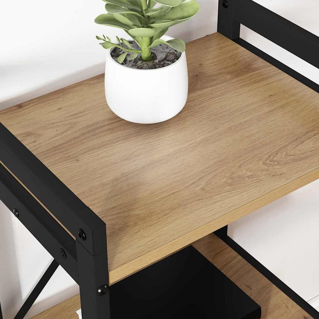 Bücherregal Artisan-Eiche 60 x 30 x 83 cm Holzwerkstoff