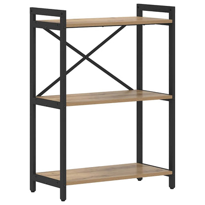 Bücherregal 60 x 30 x 85 cm Holzwerkstoff Artisan-Eiche