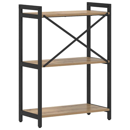 Bücherregal 60 x 30 x 85 cm Holzwerkstoff Artisan-Eiche