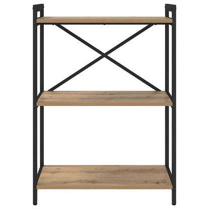 Bücherregal 60 x 30 x 85 cm Holzwerkstoff Artisan-Eiche