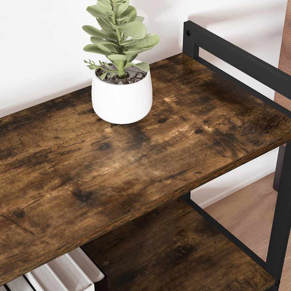 Bücherregal Räuchereiche 60 x 30 x 48,5 cm Holzwerkstoff