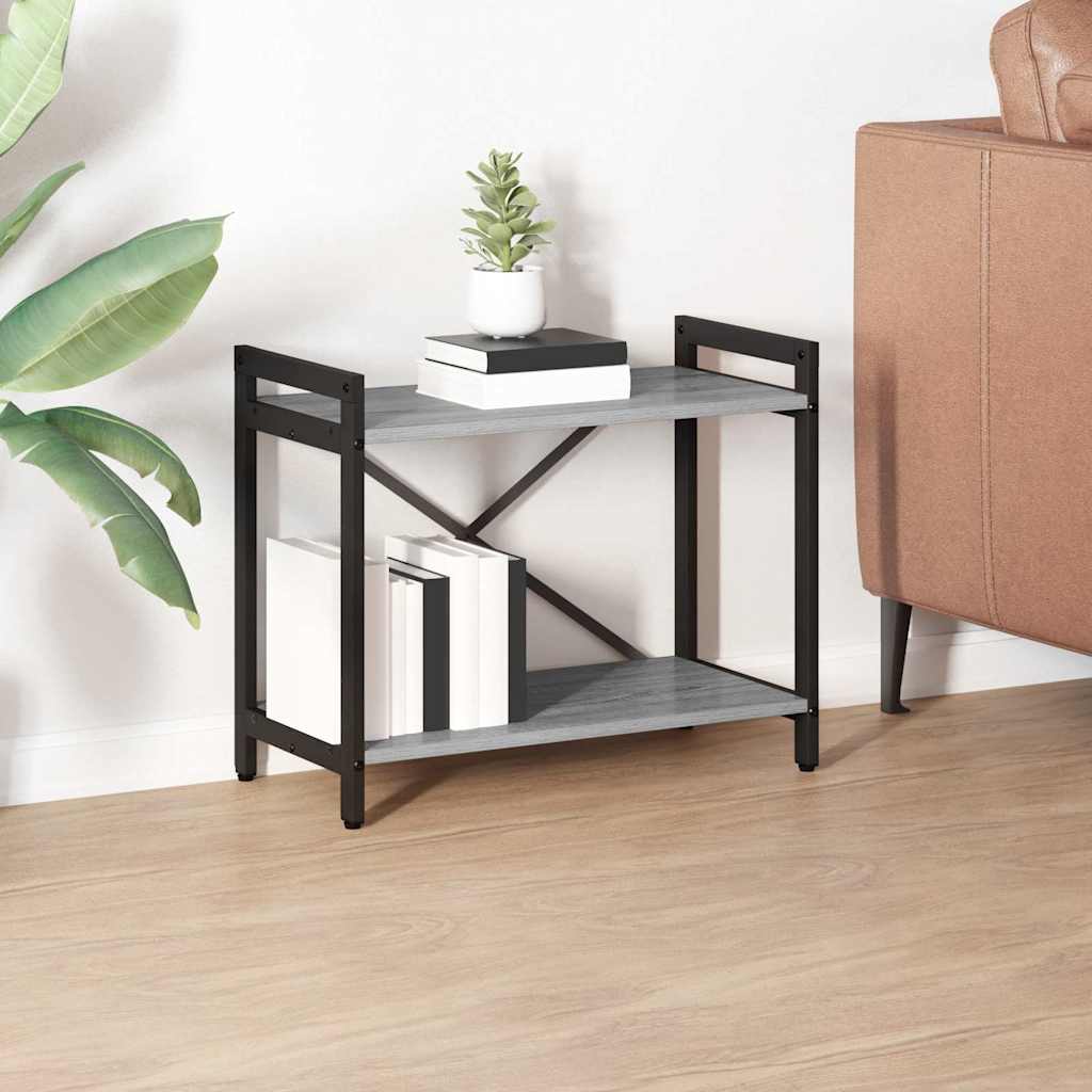 Bücherregal Grau Sonoma 60 x 30 x 48,5 cm Holzwerkstoff