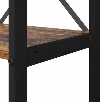 Bücherregal 80 x 30 x 155 cm Holzwerkstoff Altholz