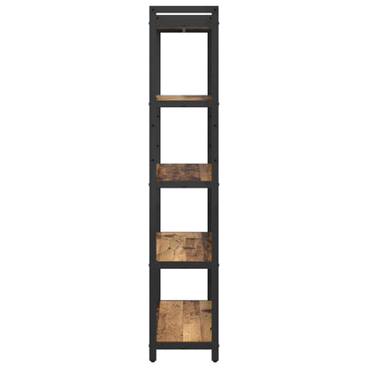 Bücherregal 80 x 30 x 155 cm Holzwerkstoff Altholz
