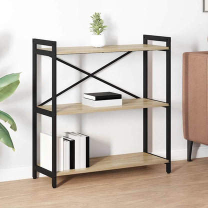 Bücherregal 80 x 30 x 85 cm Holzwerkstoff Sonoma-Eiche