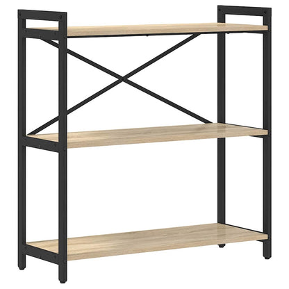 Bücherregal 80 x 30 x 85 cm Holzwerkstoff Sonoma-Eiche