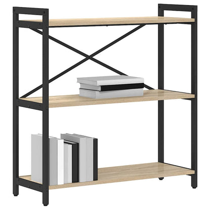 Bücherregal 80 x 30 x 85 cm Holzwerkstoff Sonoma-Eiche