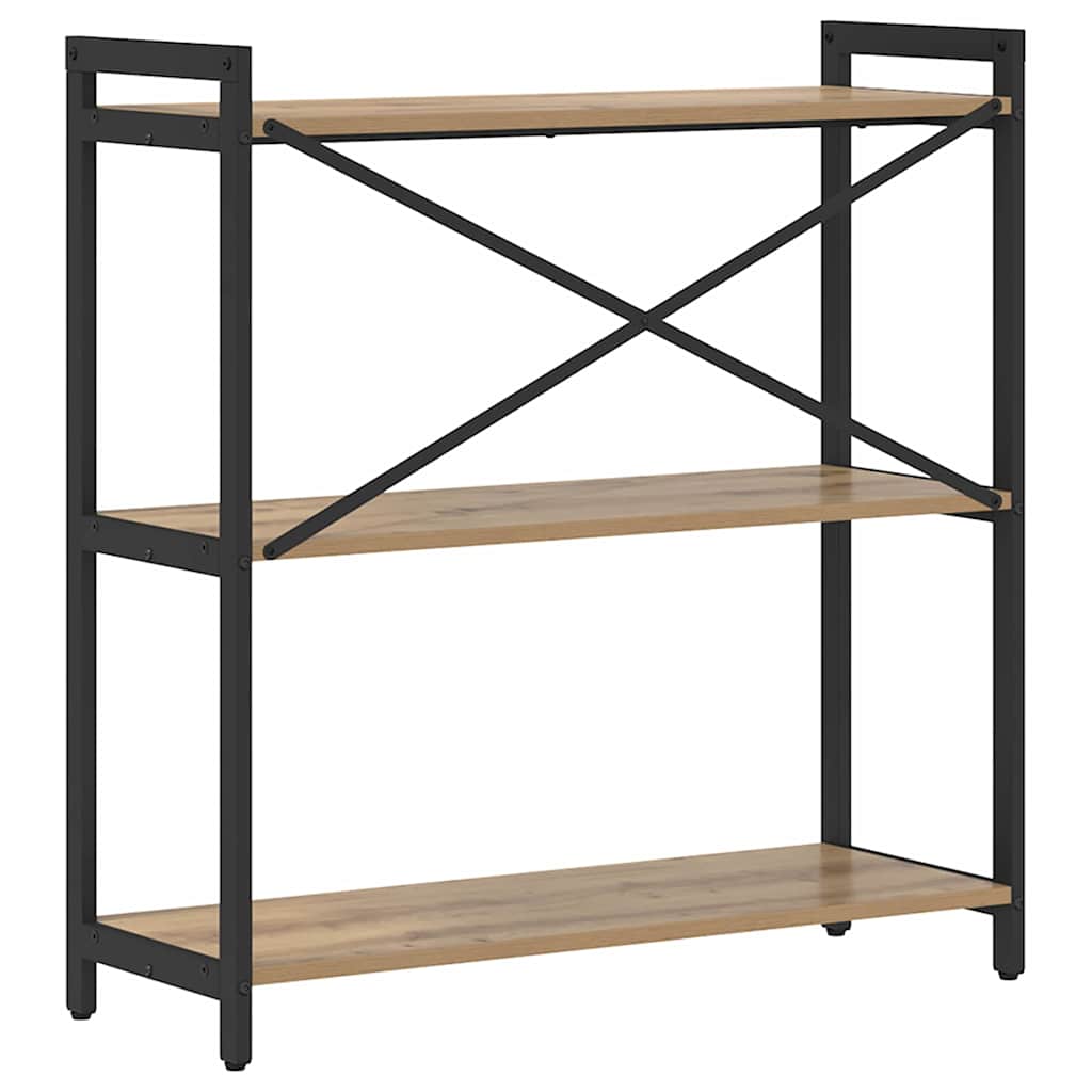 Bücherregal Artisan-Eiche 80 x 30 x 83 cm Holzwerkstoff