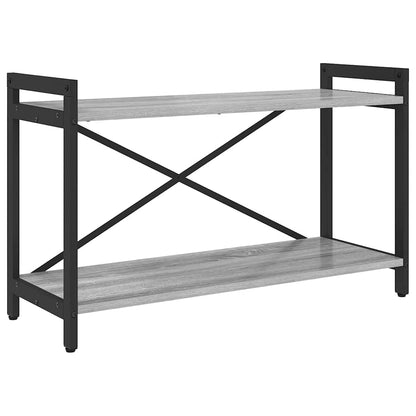Bücherregal 80 x 30 x 50 cm Holzwerkstoff Grau Sonoma