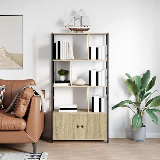 Regal Sonoma-Eiche 80 x 30 x 155,5 cm Holzwerkstoff