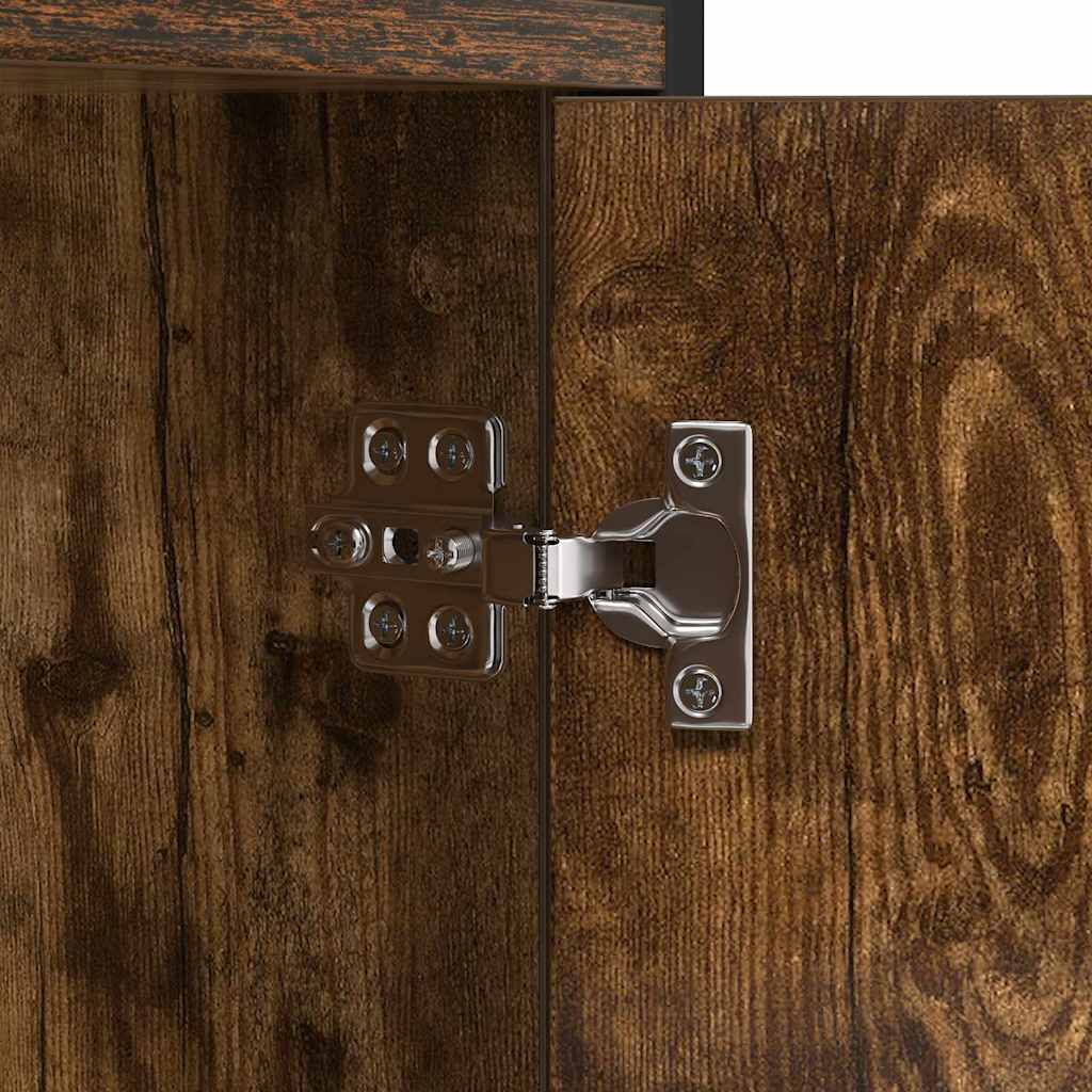 Bücherregal 80 x 30 x 155,5 cm Holzwerkstoff Geräucherte Eiche