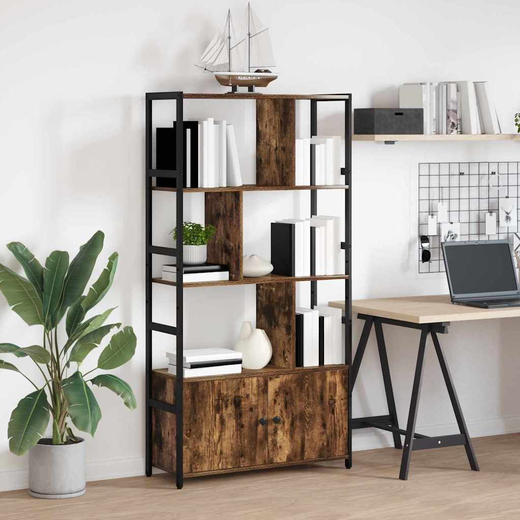 Bücherregal 80 x 30 x 155,5 cm Holzwerkstoff Geräucherte Eiche