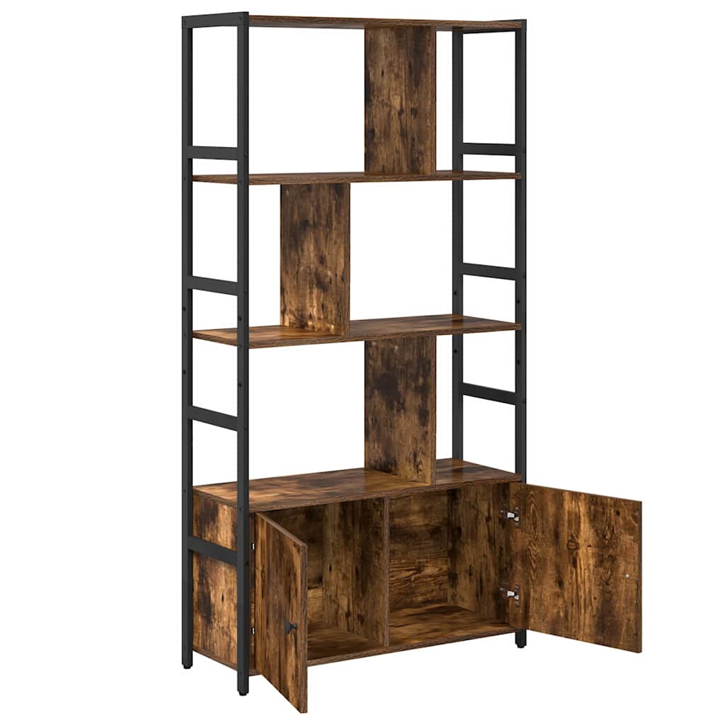 Bücherregal 80 x 30 x 155,5 cm Holzwerkstoff Geräucherte Eiche