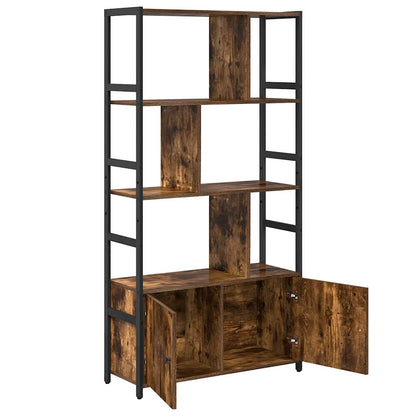 Bücherregal 80 x 30 x 155,5 cm Holzwerkstoff Geräucherte Eiche