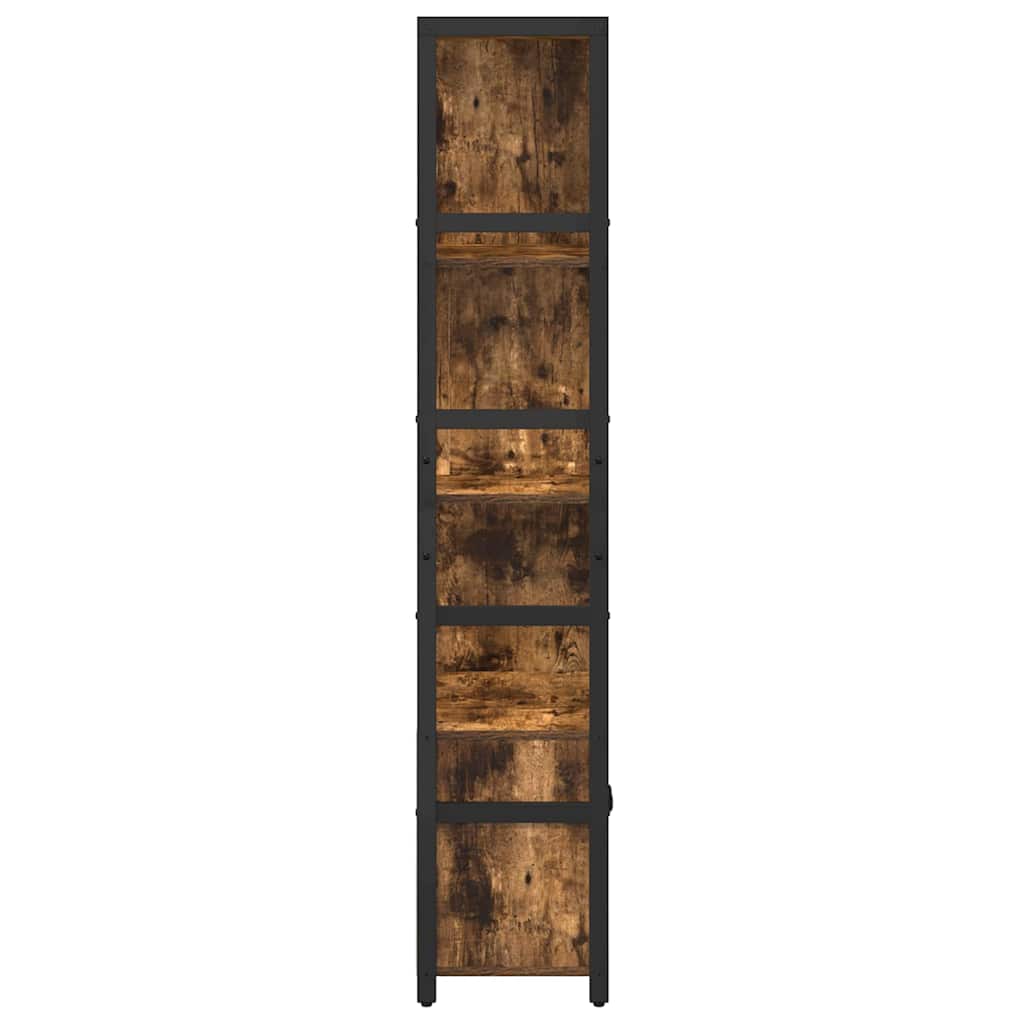 Bücherregal 80 x 30 x 155,5 cm Holzwerkstoff Geräucherte Eiche
