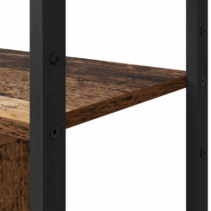 Bücherregal 80 x 30 x 155,5 cm Holzwerkstoff Altholz
