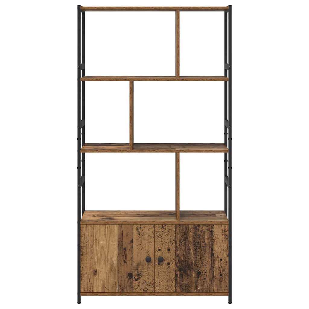 Bücherregal 80 x 30 x 155,5 cm Holzwerkstoff Altholz