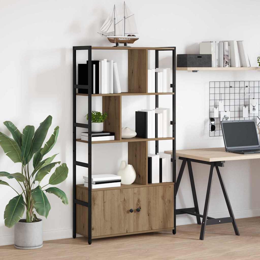 Bücherregal 80 x 30 x 155,5 cm Holzwerkstoff Artisan-Eiche