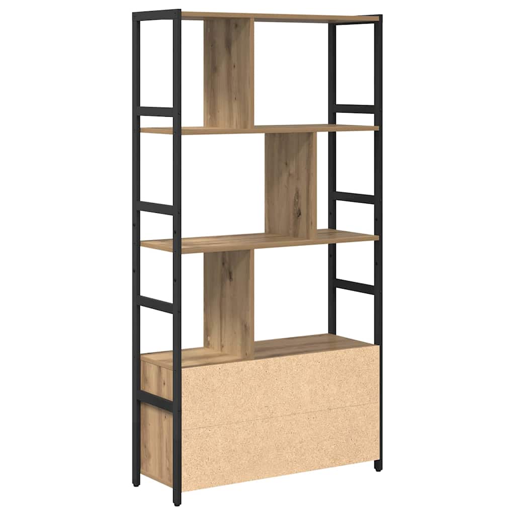 Bücherregal 80 x 30 x 155,5 cm Holzwerkstoff Artisan-Eiche