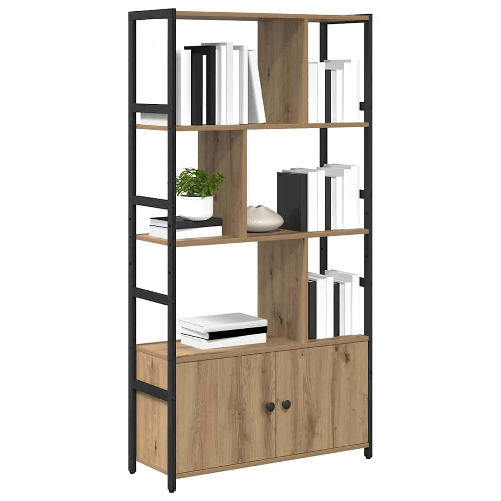 Bücherregal 80 x 30 x 155,5 cm Holzwerkstoff Artisan-Eiche