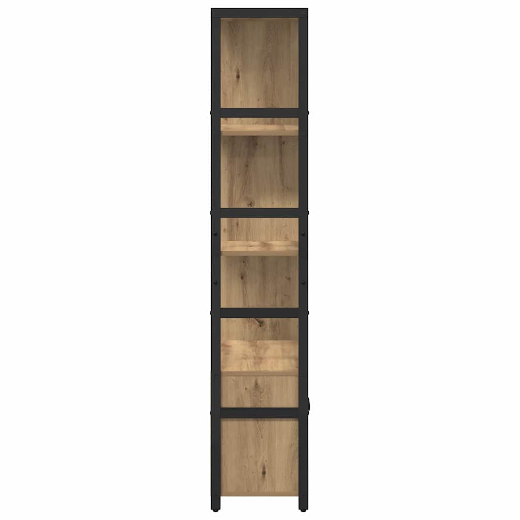 Bücherregal 80 x 30 x 155,5 cm Holzwerkstoff Artisan-Eiche