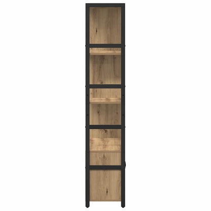 Bücherregal 80 x 30 x 155,5 cm Holzwerkstoff Artisan-Eiche