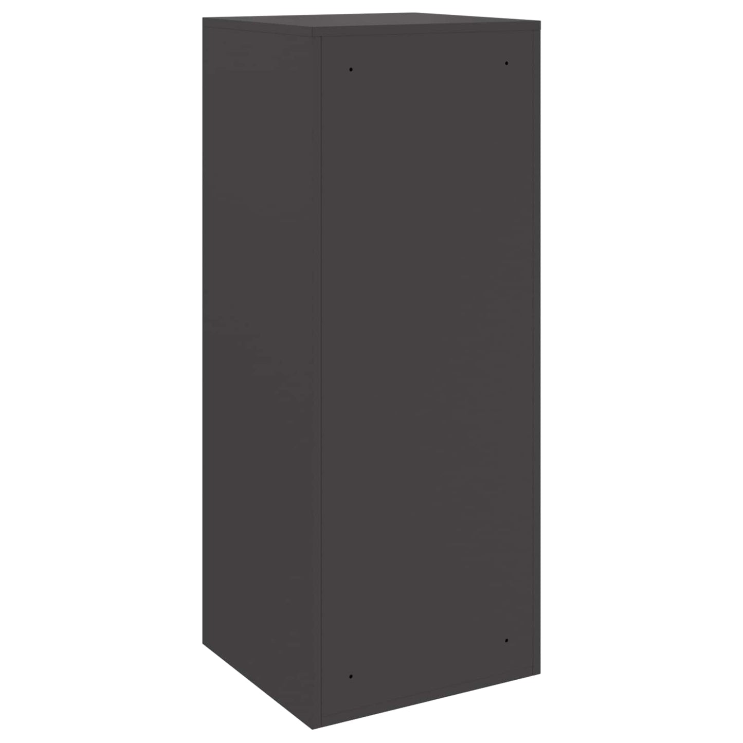 Paketdrop-Box mit Speicher Schwarz 41 x 38 x 103 cm Stahl