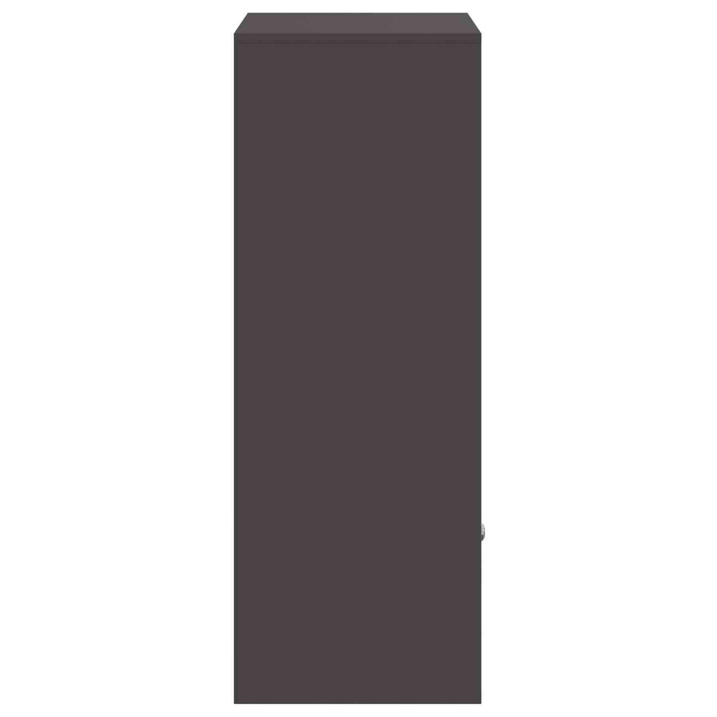 Paketdrop-Box mit Speicher Schwarz 41 x 38 x 103 cm Stahl