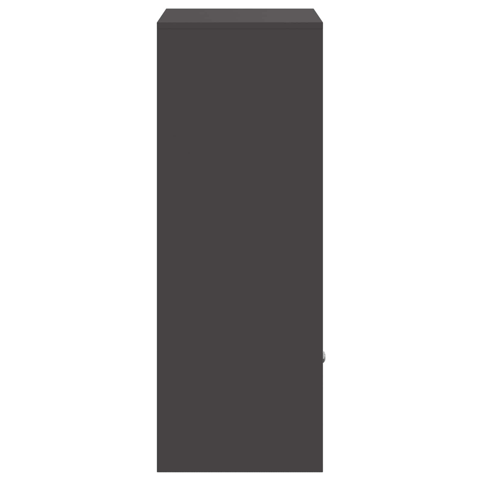 Paketdrop-Box mit Speicher Schwarz 41 x 38 x 103 cm Stahl