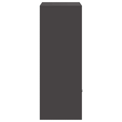 Paketdrop-Box mit Speicher Schwarz 41 x 38 x 103 cm Stahl